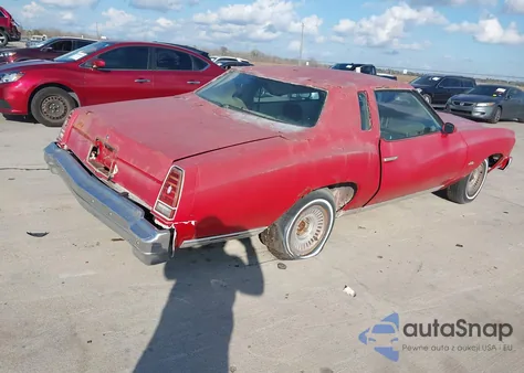 1976 Chevrolet Monte Carlo from USA, damaged, VIN 1H57V6R484291